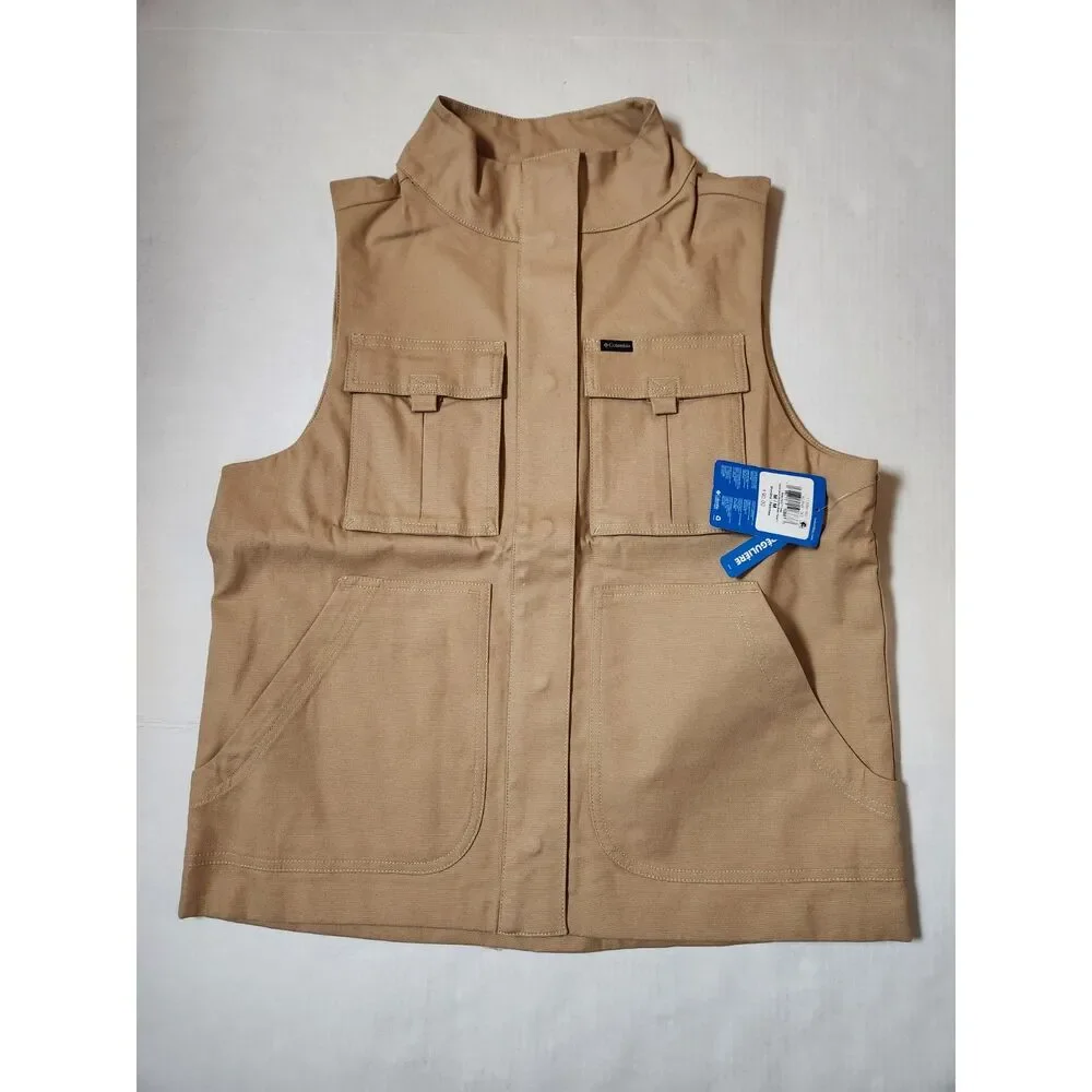 Columbia Brea Falls Vest Women’s Medium Tan